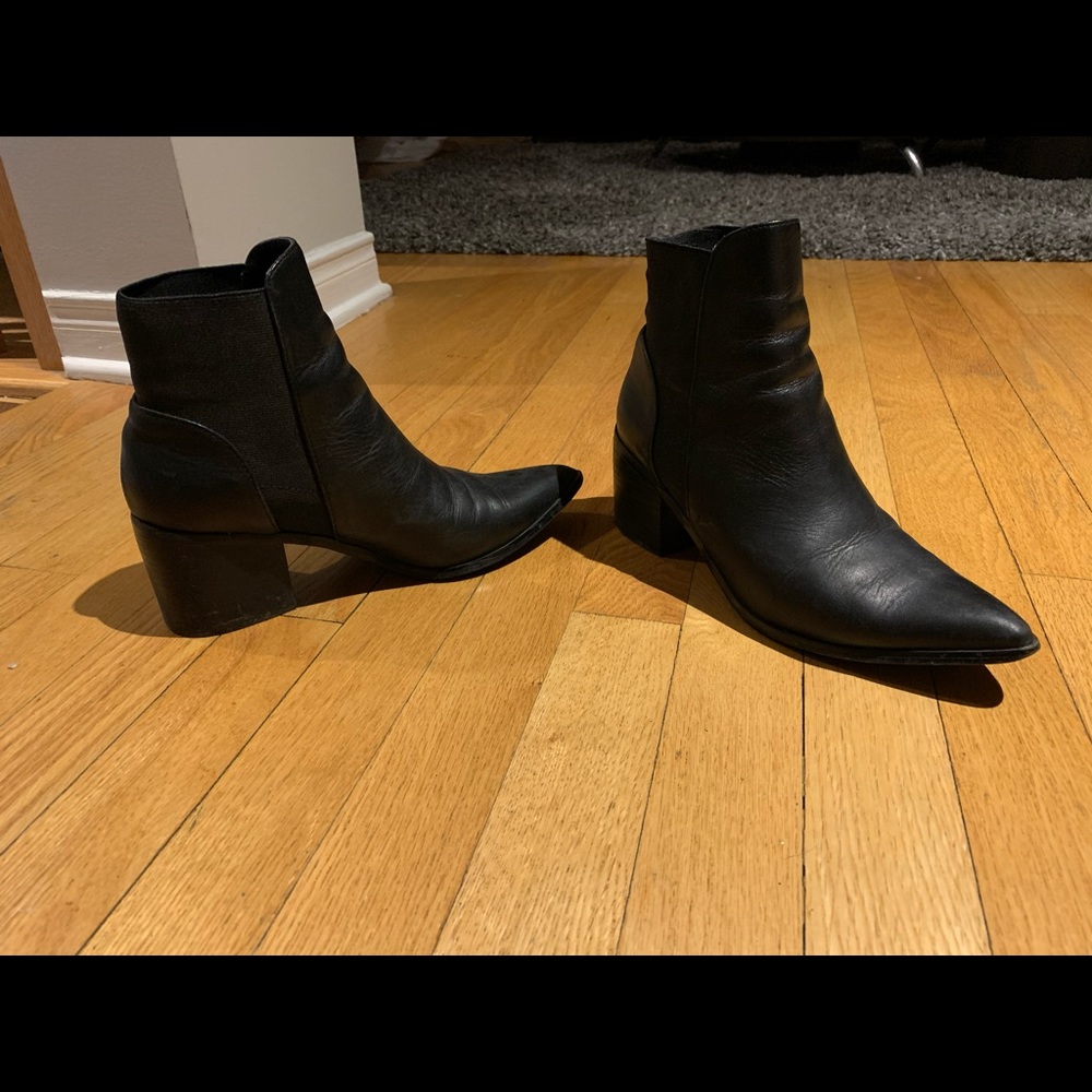 Aldo Black leather boots - Picture 4 of 7